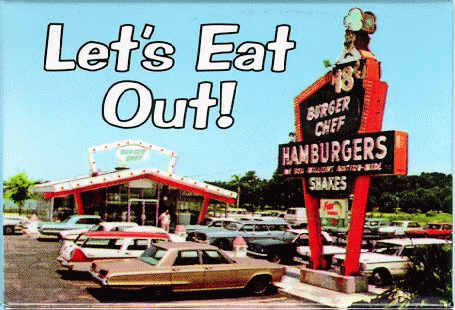 Burger Chef magnet