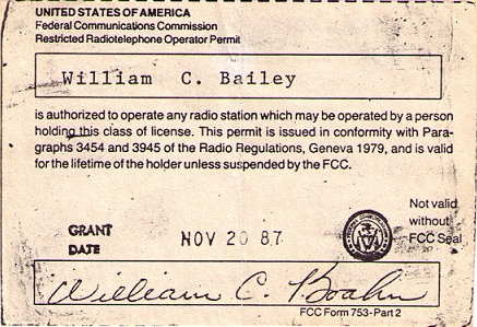 Bill Bailey Permit